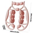 thumbnail image 4 of Viflosae Muscle Roller Leg Roller Cellulite Roller Muscle Relaxer Circular Leg Clamp Deep Tissue Massage Tool for Legs Arms Body Drainage Handheld Roller for Yoga,, 4 of 4