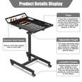 thumbnail image 5 of GloryStar 30" Heavy Duty Rolling Work Table, Adjustable Height Mobile Workbench on Wheels, 220 lbs Load for Crafting and Repairs, 5 of 5