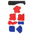thumbnail image 3 of Silicone Sealant Spreader, Patula Scraper 8pcs Flexible Scraper  For Molding Grouting, 3 of 8