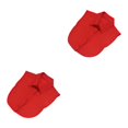 thumbnail image 2 of QualitChoice Simple Design Solid Color False Collar Formal Fashion Chiffon Fake Half Shirt Decorative Detachable Lapel Clothing Decor Red Point 2PCS, 2 of 6