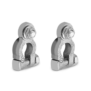 serony 1 Pair Car Battery Terminal Connectors Boat Motorcycle Battery Top Stud Connecting Nuts Automotive Accessory