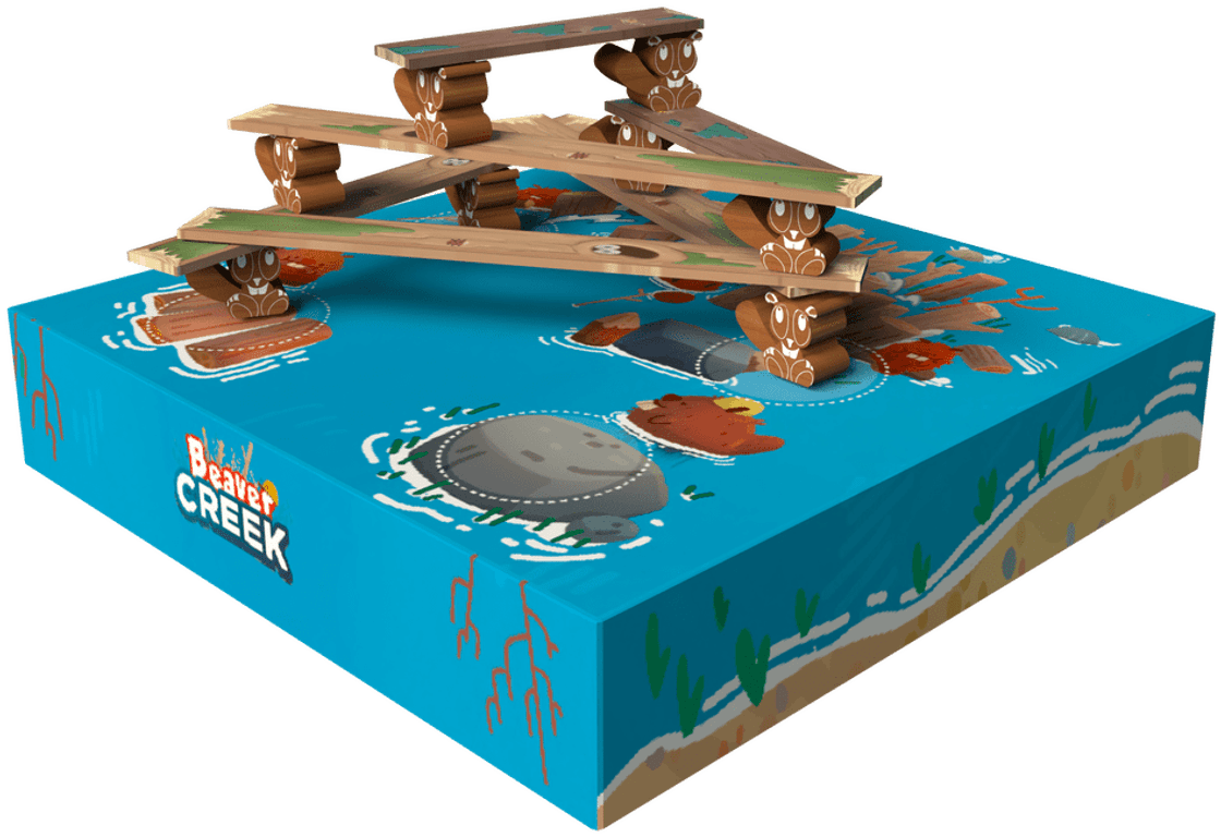 Beaver Creek Family-Friendly Strategy Board Game – English Version, By Asmodee