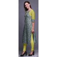 thumbnail image 3 of Bimba Kurti Droite à Panneaux en Coton pour Femmes, Longue Robe Kurti Imprimée, Haut Indien - Très Petit, 3 of 6