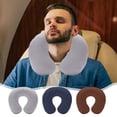 thumbnail image 1 of Cagogo under $5 3Pcs Travel Neck Pillows, Inflatable Travel Neck Pillow, PVC U-Shape Air Pillow, Portable Camping Sleep Pillow, Airplane Neck Support Pillow, Outdoor Nap Pillow for Travel, 1 of 9