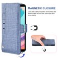 thumbnail image 3 of OnePlus 5T Case, iCoverCase Genuine Leather Wallet Case Slim Fit Folio Book Design with Stand and Card Slots Flip Case Cover for OnePlus 5T (Blue), 3 of 5