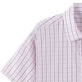 thumbnail image 5 of JDQJBZ Mens Hooded Shirt Check Print Short Sleeve Button Front Casual Summer Tee, 5 of 5
