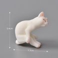 thumbnail image 4 of Ornement de Chat Image d'Animal Travail Exquis Miniatures Réalistes pour Maison, 4 of 11