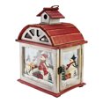 thumbnail image 2 of Northlight 14.5" Red and White Snowman Holiday Scene Christmas Candle Lantern, 2 of 6
