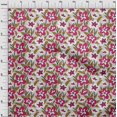 thumbnail image 4 of oneOone Velvet Light Gray Fabric Florals Craft Projects Decor Fabric Printed By The Yard 58 Inch Wide, 4 of 4