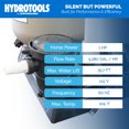thumbnail image 4 of Swimline HydroTools HydroFlo 1,0 HP 2 Vitesses Pompe de Piscine à Éjection Verticale, 4 of 11