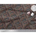 thumbnail image 3 of Soimoi Black Cotton Poplin Fabric Arrow & Triangle Geometric Printed Fabric 1 Yard 56 Inch Wide, 3 of 3
