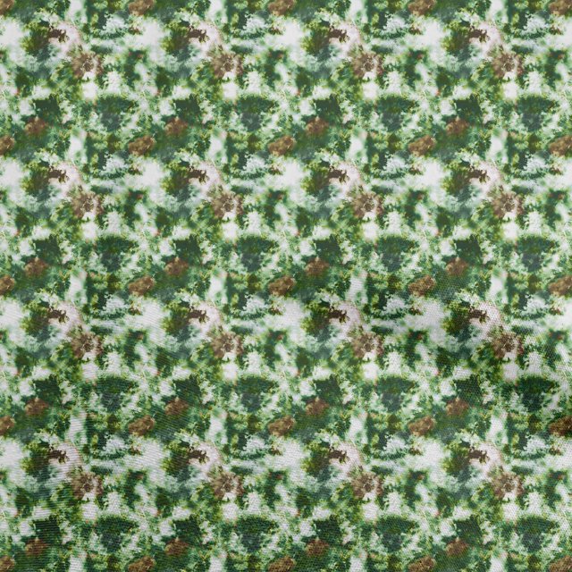 oneOone Polyester Spandex Green Fabric Tie & Dye Fabric For Sewing Printed Craft Fabric By The Yard 56 Inch Wide