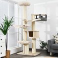 thumbnail image 3 of Gymax 77.5'' Cat Tree Condo Multi-Level Kitten Activity Tower w/ Sisal Posts, 3 of 9