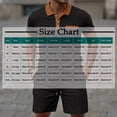 thumbnail image 3 of Weiqiqre Men's Short Sets 2 Piece Outfits Button Down Linen Shirts and Short Sets Summer Beach Outfis, 3 of 5