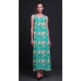 thumbnail image 3 of Bimba Robe Maxi à Bretelles Spaghetti Sans Manches pour Femmes en Rayonne à Imprimé Floral, Coupe Évasée - Grand, 3 of 5