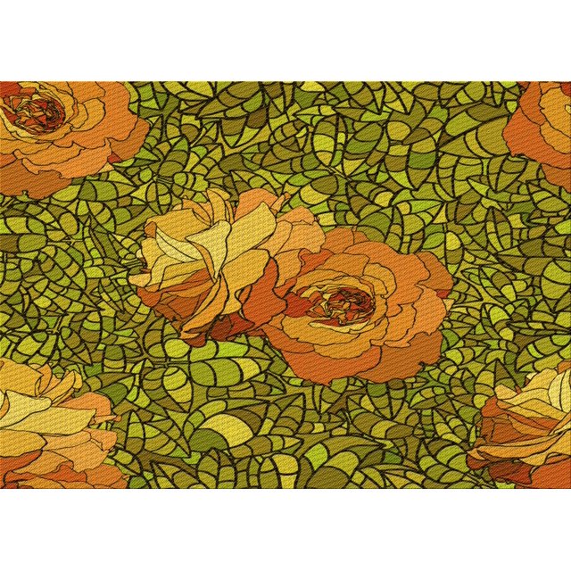 Ahgly Company Tapis d'Intérieur Lavables en Machine à l'État de Transition, 2' x 4'