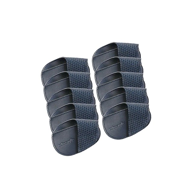 serony Golf Head Covers PU Portable Protector for Athlete Travel Golf Training Deep Blue Small
