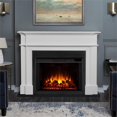 thumbnail image 2 of Real Flame Canada Harlan Grand Foyer Électrique Moderne en Bois, Blanc, 2 of 9
