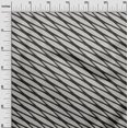 thumbnail image 3 of oneOone Georgette Viscose Black Fabric Abstract Stripe Craft Projects Decor Fabric Printed By The Yard 42 Inch Wide, 3 of 5