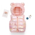 thumbnail image 1 of Cowsor Doudoune Sans Manches pour Filles, Hiver, Chaude, à Fermeture Éclair, à Capuche, Veste d'Extérieur, 1 of 7