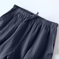 thumbnail image 4 of Tranfacy Summer Shorts for Women, Solid Color Casual Pocket Home Shorts, 4 of 6