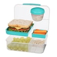 thumbnail image 3 of Sistema Bento Box To Go Lunch Box with Yogurt Container, 1.65 L, Colour May Vary, 1 Pack, 3 of 3