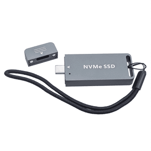 M.2 SSD Case M.2 NVME SATA Double Protocol External Hard Drive Case USB3.2 GEN2 10Gbps SSD Enclosure Support 2230,1 x M.2 SSD Case