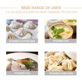 thumbnail image 4 of 3pcs Handmade Bamboo Steamer Kitchen Food Steamer with Lid Steamer Cloth (18cm), 4 of 6