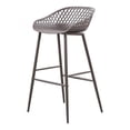 thumbnail image 2 of Moe's Home Collection Tabouret de Bar d'Extérieur Piazza - Ensemble de 2, Gris, 2 of 7