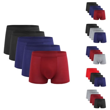 Lovzfmll Caleçons Boxeurs pour Hommes, Lot de 5, Shorts de sous-Vêtements Extensibles Grande Taille, Confortables et Respirants pour un Port Toute la Journée
