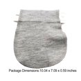 thumbnail image 2 of Wweixi Simple Feuilles Rallonge de Chemise Imperméable Haute Qualité Affichage de Différence Accessoires de Jardinage DIY Jeans Accrocheurs Maternité Gris, 2 of 5