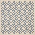 thumbnail image 1 of Safavieh Courtyard Tapis Bleu Intérieur Extérieur - Carré 4 Pieds, 1 of 5