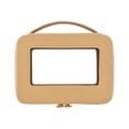 thumbnail image 1 of mtvxesu New Fashion Counter High End Handheld Makeup Case With High Appearance Value Travel Portable Window Opening Transparent PVC Makeup Bag Sale, 1 of 3