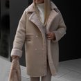 thumbnail image 1 of EGNMCR Manteau et Vestes Décontractés à Manches Longues avec Capuchon pour Femmes, Veste à Manches Longues Unie avec Poche et Revers, Manteau pour Femme, 1 of 3