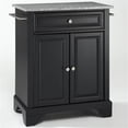 thumbnail image 1 of Bowery Hill Solid Granite Top Kitchen Island in Black, 1 of 6