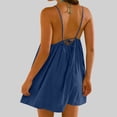 thumbnail image 5 of Sentmoon Longues Robes Fluides pour Femmes Élégantes Sans Manches à Col Rond Robe de Printemps Couleur Unie Coupe Régulière à Bretelles Spaghetti Robes Formelles pour Femmes Confortables pour le Travail et le Bureau L, 5 of 5