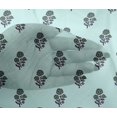 thumbnail image 4 of oneOone Viscose Chiffon Fabric Leaves & Floral Block Print Fabric By Yard 42 Inch Wide, 4 of 5