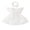 White, variant on Gupgi Baby Girls White Dress Infant Fly Sleeve Crew Neck Lace Patchwork Sweet Princess Dress with Headband