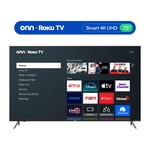 onn 75” 4K UHD HDR10 Smart Roku TV