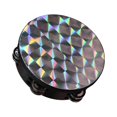 thumbnail image 3 of lionlar Drum Tambourine Handbell Sturdy Portable Percussion Unique Professional Handheld 8 Inch A, 3 of 9