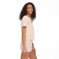 thumbnail image 4 of No Boundaries Women's Tee and Boxer Short 2-Piece Set, 4 of 6