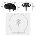thumbnail image 3 of Abbracc Glass Cup Rinser Washer Stainless Steel Sink Bottle Washer for Kitchen Sinks with hose, 3 of 8