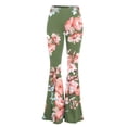 thumbnail image 5 of LSLJS Pantalon Long Évasé à Jambe Grand Taille Haute Boho Hippie pour Femme, 5 of 5
