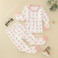 thumbnail image 2 of 2025 Pyjamas en Molleton pour Petits Garçons Hauts Pyjamas Dessin Animé Lapin Pyjamas Coton Étoiles Pyjamas Manches Longues Pyjamas Lapin Vêtements, 2 of 8