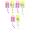 thumbnail image 1 of CHOK 6Pcs Ice Cream Shaped Shower Body Sponge Scrubber Brush Exfoliating Body Washer, 1 of 6