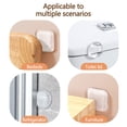 thumbnail image 3 of Fufafayo Door Handle Bumper Pads, Transparent Silicone Anti-Collision Protection, Wall Protector Sticker for Refrigerator Cabinet Door, Household Furniture Buffer Guard for Walls and Doors, 3 of 3