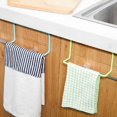 thumbnail image 1 of Towel Holder Punch Free Space-saving Plastic Cupboard Cabinet Hanging Towel Rack for Home, 1 of 8