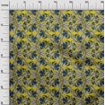 thumbnail image 2 of oneOone Cotton Poplin Fabric Leaves & Floral Block Printed Craft Fabric BTY 42 Inch Wide, 2 of 4