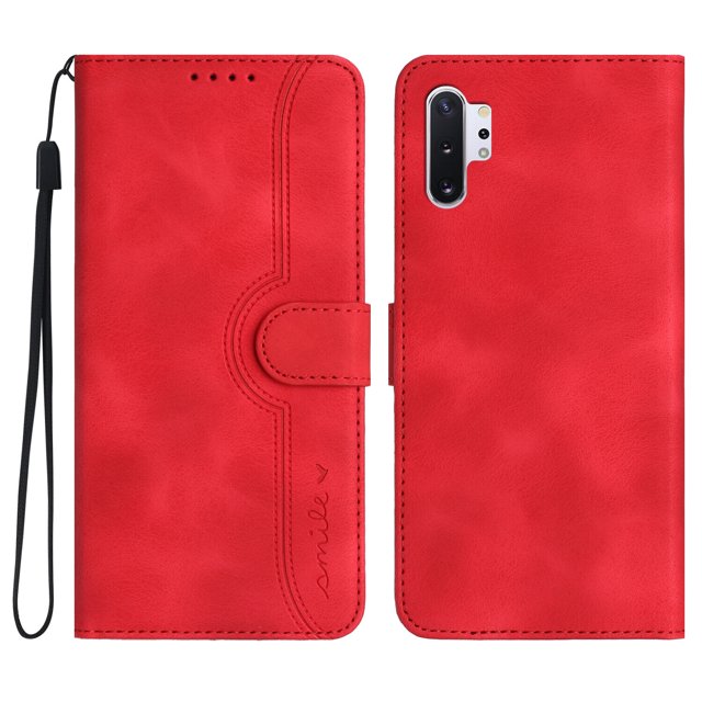 Compatible avec Samsung Galaxy Note 10 Plus Étui Portefeuille en Cuir PU Premium avec Couverture Magnétique Intégrée