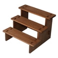 thumbnail image 1 of serony Wooden Display Riser Shelf Collectibles Display Stand for Dolls multi layer display stand Figures Toys 3 Layer 20cm, 1 of 6